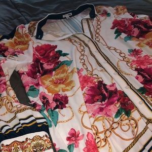 Floral pattern dress